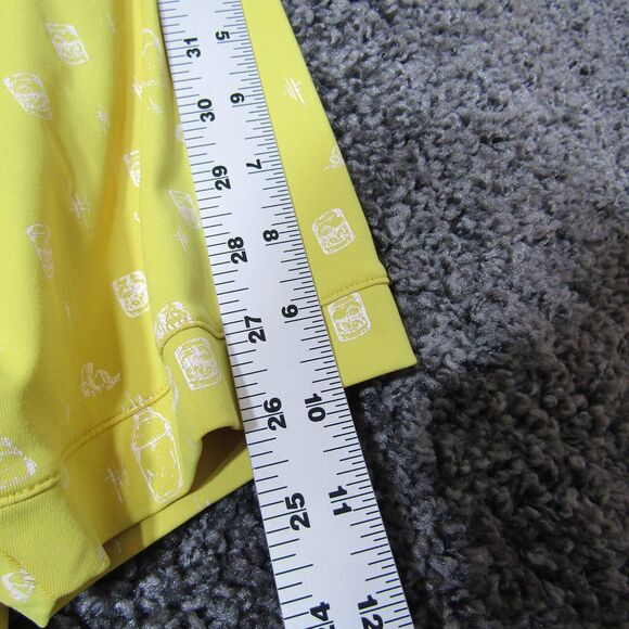 William Murray Polo Shirt Mens M Yellow Off The Rocks Print Stretch BReathable - Picture 6 of 13